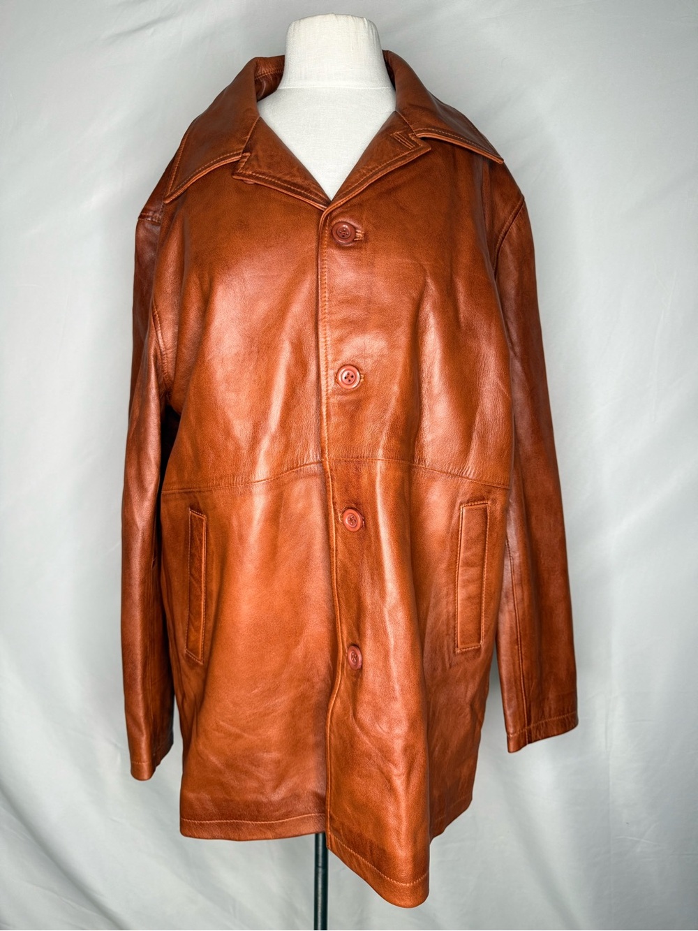 NWT Fjackets 100% Genuine Leather Coat / Jacket - Size XXXL - Picture 2 of 10